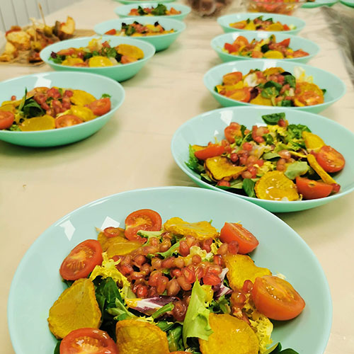 Ensaladas para eventos